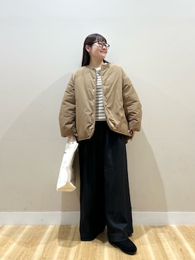 みよしさん（レディース・159cm）の冬コーディネート