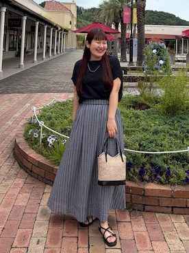 みよしさん(レディース・159cm)の夏コーディネート