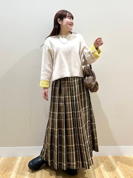 みよしさん（レディース・159cm）の冬コーディネート