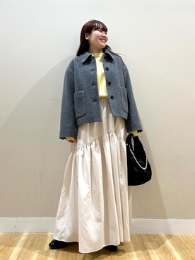 みよしさん（レディース・159cm）の冬コーディネート