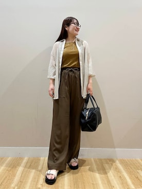 みよしさん（レディース・159cm）の夏コーディネート