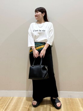 みよしさん（レディース・159cm）の夏コーディネート