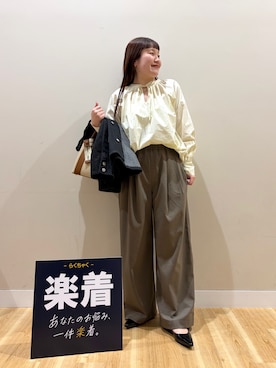 みよしさん（レディース・159cm）の春コーディネート