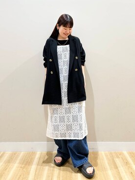 みよしさん（レディース・159cm）の夏コーディネート