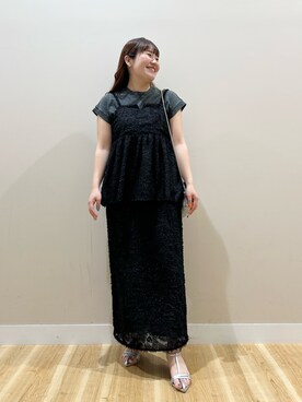 みよしさん（レディース・159cm）の夏コーディネート