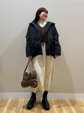 みよしさん(レディース・159cm)の冬コーディネート