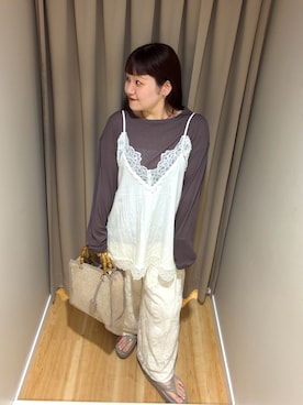 みよしさん（レディース・159cm）の春コーディネート