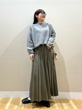 みよしさん(レディース・159cm)の冬コーディネート