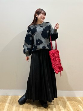 みよしさん（レディース・159cm）の冬コーディネート