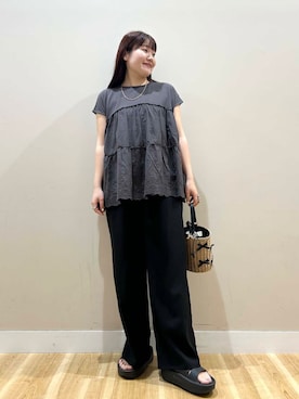 みよしさん(レディース・159cm)の夏コーディネート