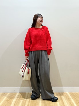 「ITEMS URBANRESEARCH（アイテムズ アーバンリサーチ）のアイテム」を使った、みよしさん（レディース・159cm）の冬コーディネート