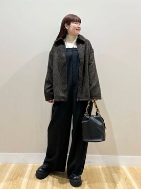 みよしさん(レディース・159cm)の冬コーディネート