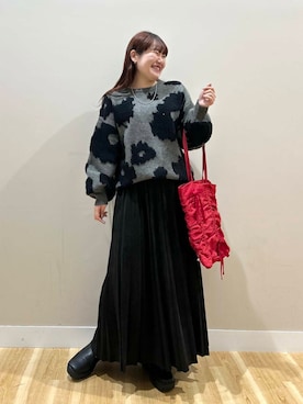 みよしさん（レディース・159cm）の冬コーディネート