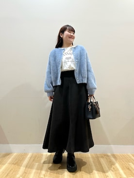 「クリスマスに着たい服」｜みよしさん（レディース・159cm）の秋コーディネート