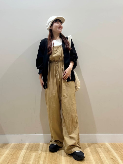 【新品・未使用】Mr.Fatman ベージュ　オーバーオール　サロペット FUNALIVE（ファンアライブ） サロペット オーバーオール blue willow