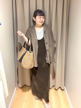 みよしさん(レディース・159cm)の夏コーディネート