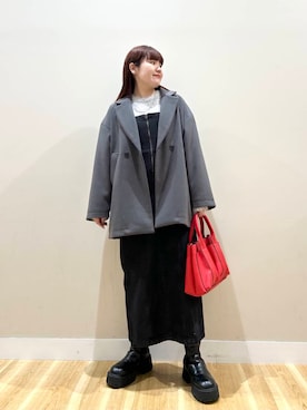 みよしさん(レディース・159cm)の冬コーディネート