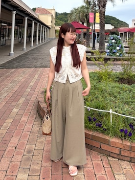 みよしさん(レディース・159cm)の夏コーディネート