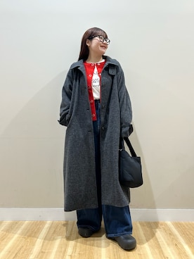 「お洒落さんとつながりたい」｜みよしさん（レディース・159cm）の秋コーディネート