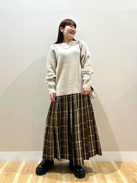 みよしさん(レディース・159cm)の冬コーディネート