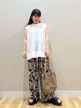 みよしさん（レディース・159cm）の夏コーディネート