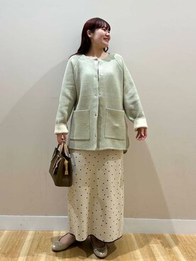 みよしさん(レディース・159cm)の冬コーディネート