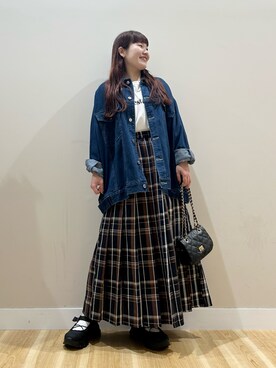 みよしさん（レディース・159cm）の秋コーディネート