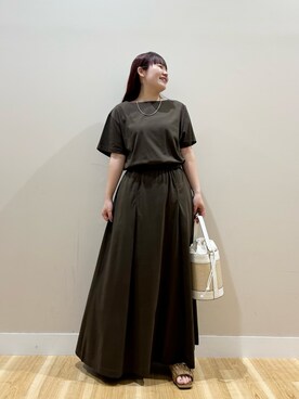 みよしさん（レディース・159cm）の夏コーディネート