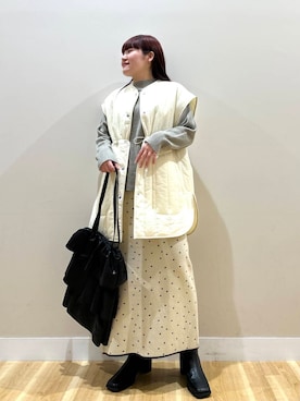 みよしさん(レディース・159cm)の冬コーディネート