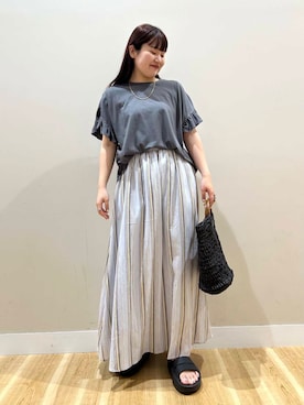 みよしさん（レディース・159cm）の夏コーディネート