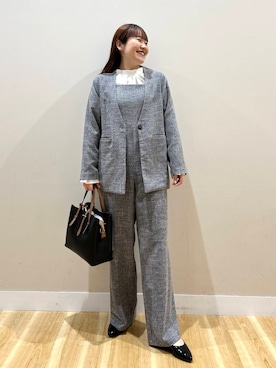 みよしさん（レディース・159cm）の冬コーディネート