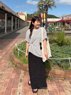 みよしさん(レディース・159cm)の夏コーディネート