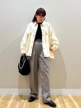 みよしさん（レディース・159cm）の冬コーディネート