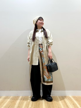 みよしさん（レディース・159cm）の冬コーディネート