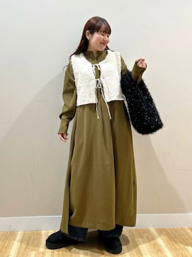 みよしさん(レディース・159cm)の冬コーディネート