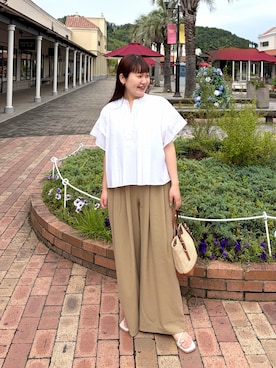 みよしさん(レディース・159cm)の夏コーディネート