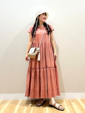 みよしさん（レディース・159cm）の夏コーディネート