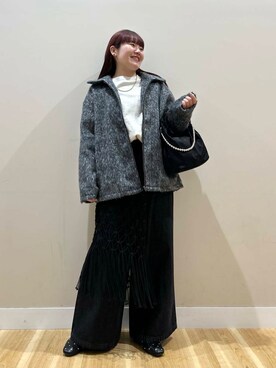 みよしさん(レディース・159cm)の冬コーディネート
