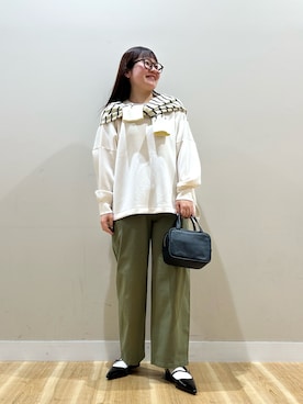 みよしさん（レディース・159cm）の冬コーディネート