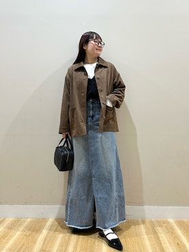 みよしさん（レディース・159cm）の冬コーディネート