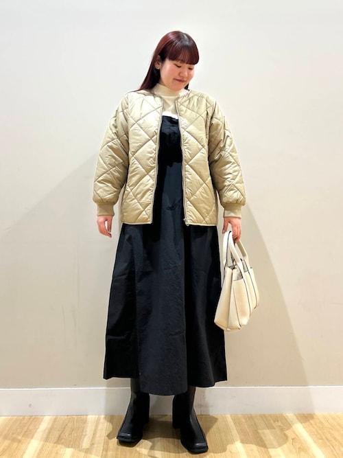セール】リブドッキングナイロンワンピース（ワンピース）｜ITEMS
