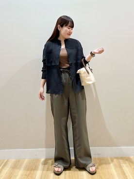 みよしさん（レディース・159cm）の夏コーディネート