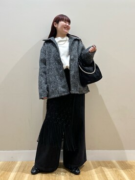 みよしさん(レディース・159cm)の冬コーディネート