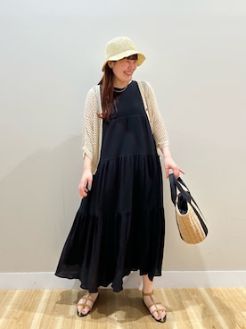 みよしさん（レディース・159cm）の夏コーディネート