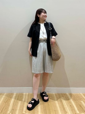 「初夏のお出掛けコーデ」｜みよしさん（レディース・159cm）の夏コーディネート
