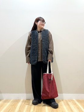 みよしさん（レディース・159cm）の秋コーディネート