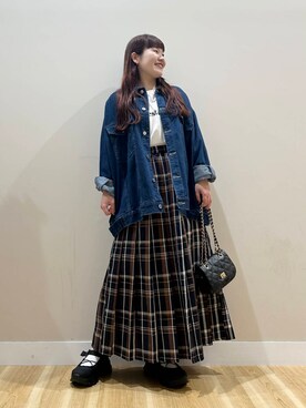 みよしさん（レディース・159cm）の秋コーディネート