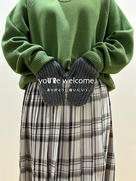 「冬の差し色コーデ」｜みよしさん（レディース・159cm）の冬コーディネート