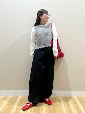 みよしさん（レディース・159cm）の春コーディネート