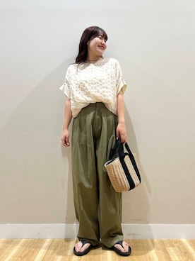 みよしさん(レディース・159cm)の夏コーディネート